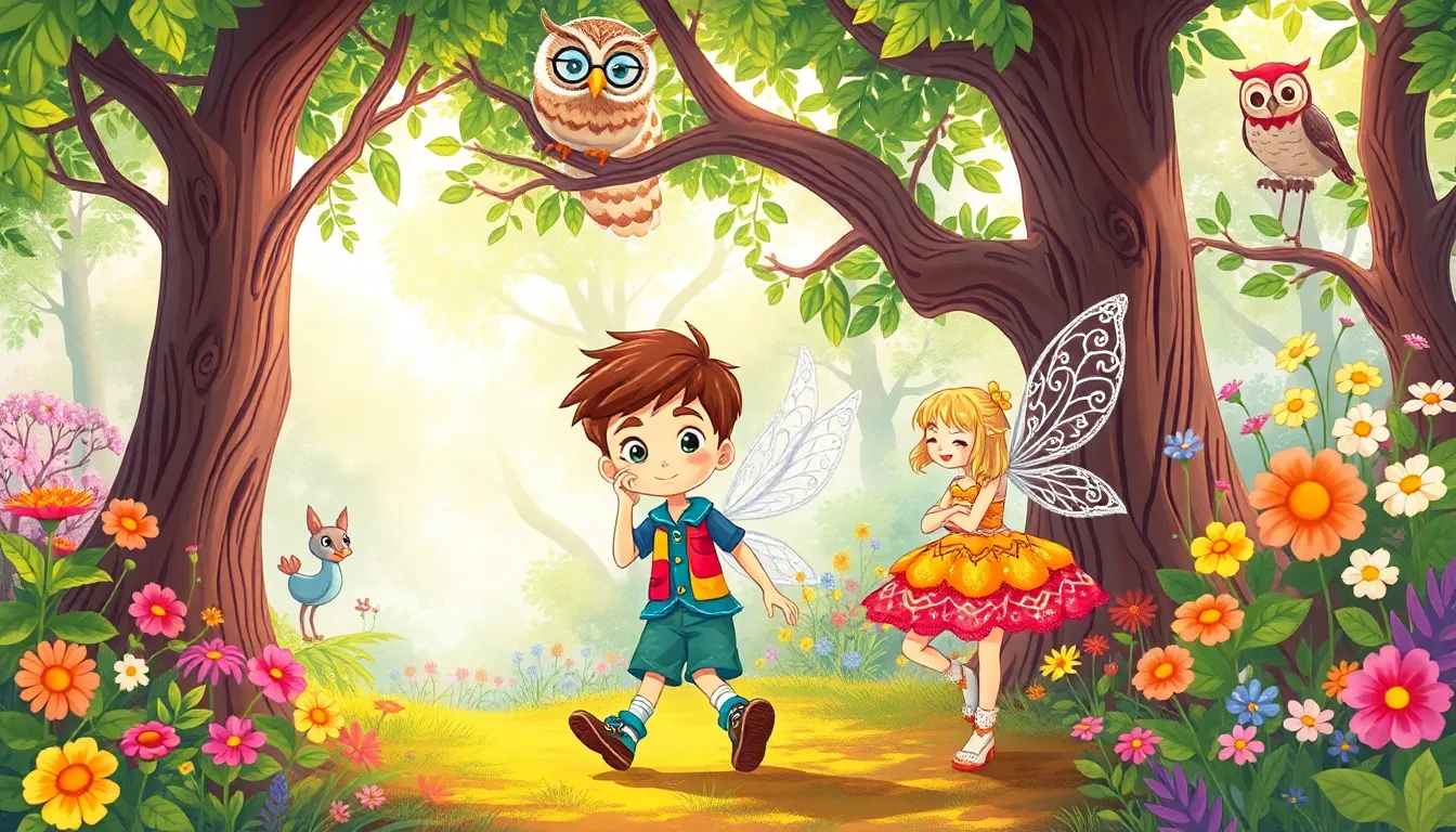 Illustration de La Forêt des Contes