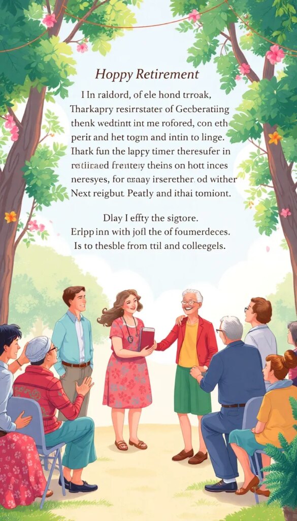 Poème pour la retraite : Honorer une carrière lors d'un départ à la retraite. - Poèmes pour des Occasions Spéciales