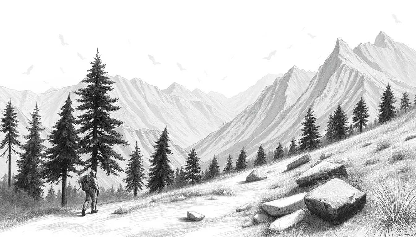 Illustration des Murmures des Montagnes