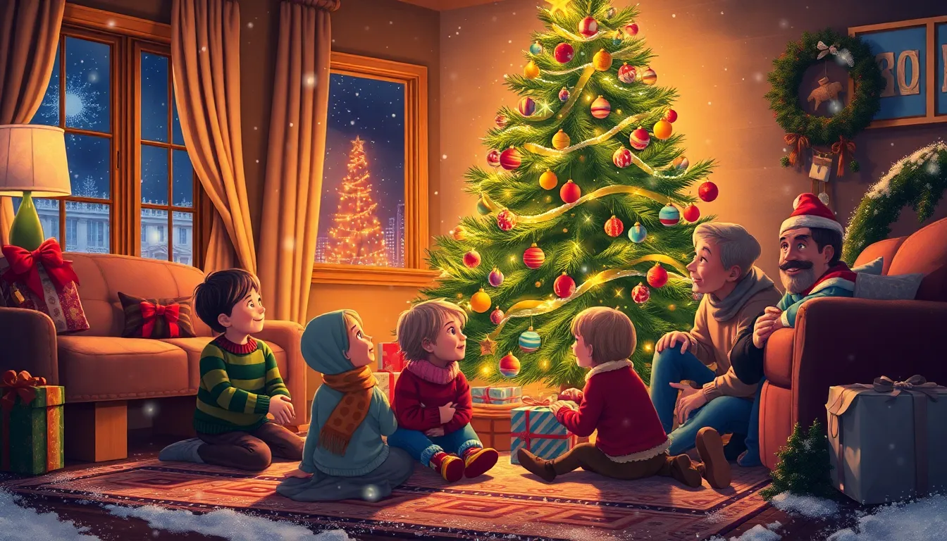 Illustration de La Veillée de Noël