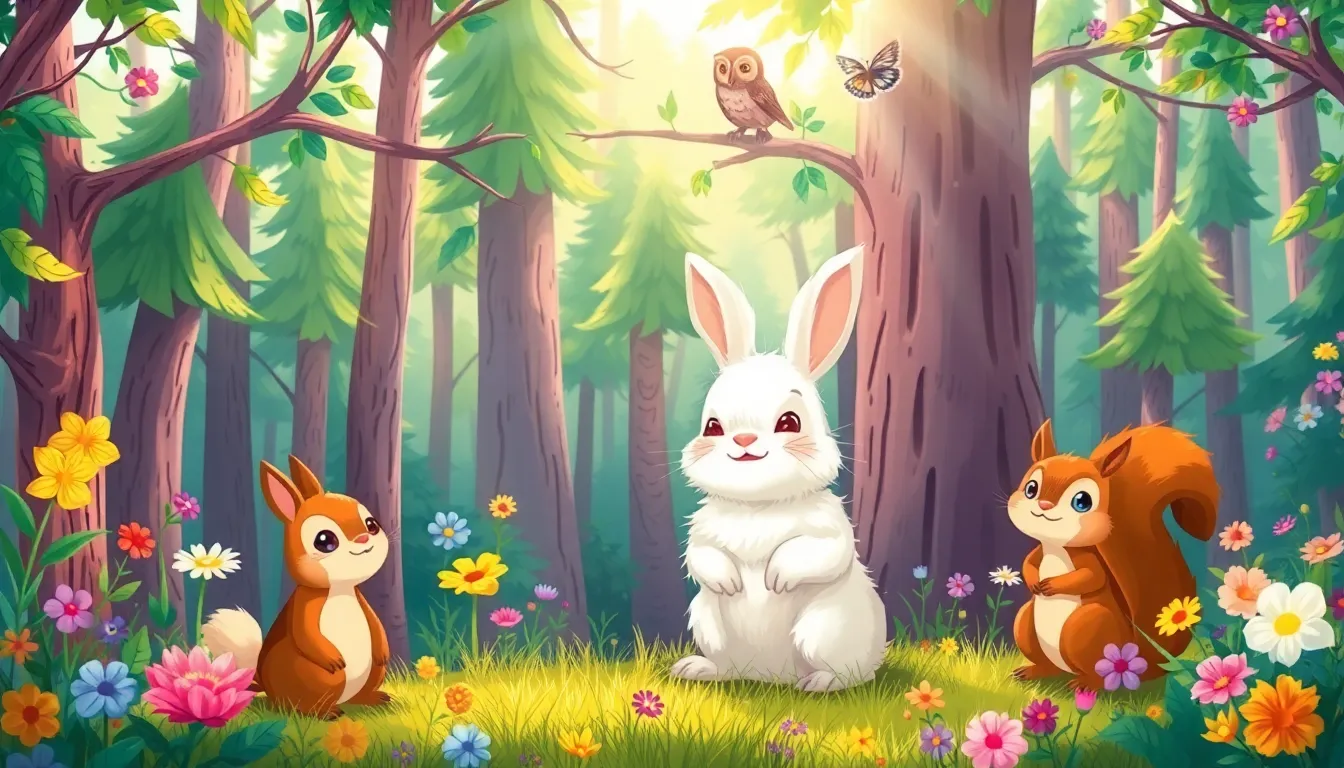 Illustration de L'Innocence du Petit Lapin