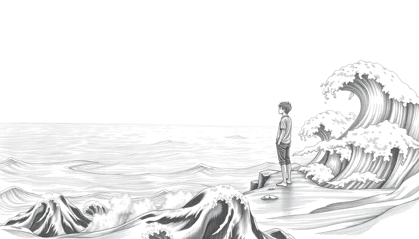 Illustration de Les Vagues du Temps