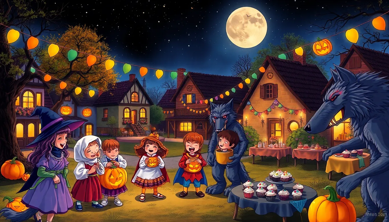 Illustration de La Fête d'Halloween