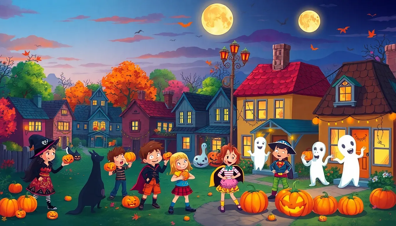 Illustration de La Veille d'Halloween