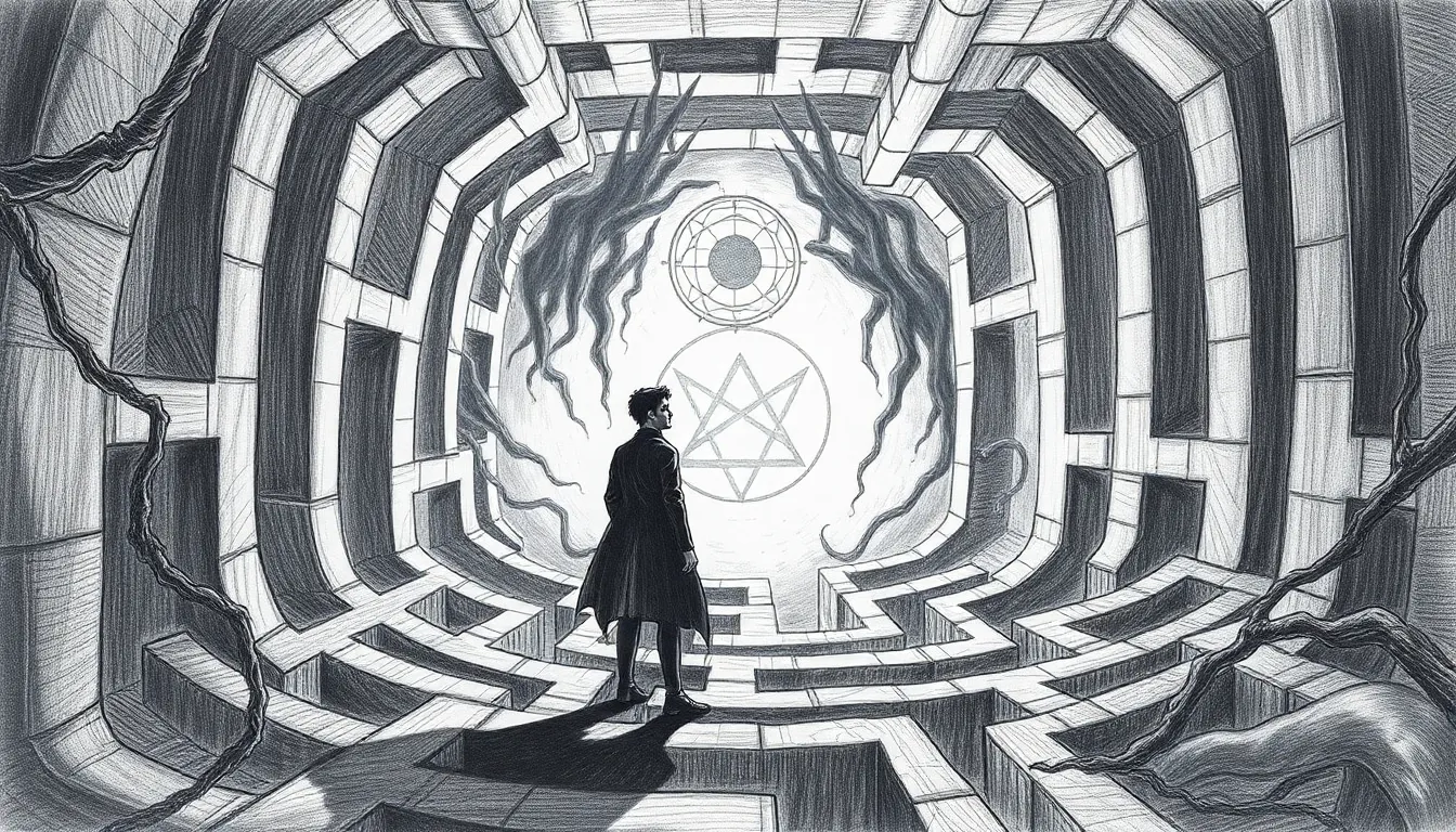 Illustration du Labyrinthe des Illusions