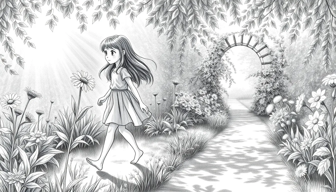 Illustration de Léa et le Jardin des Souvenirs