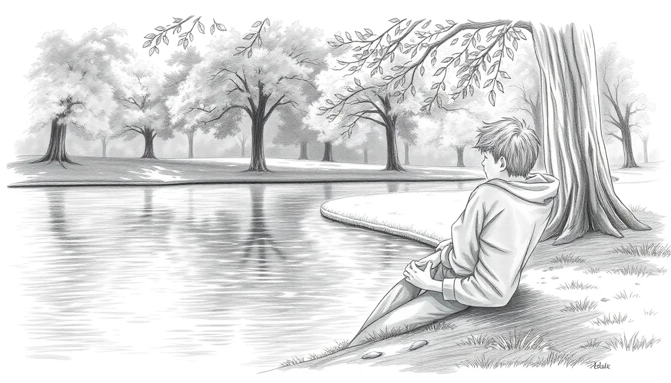 Illustration de Le Reflet du Ruisseau