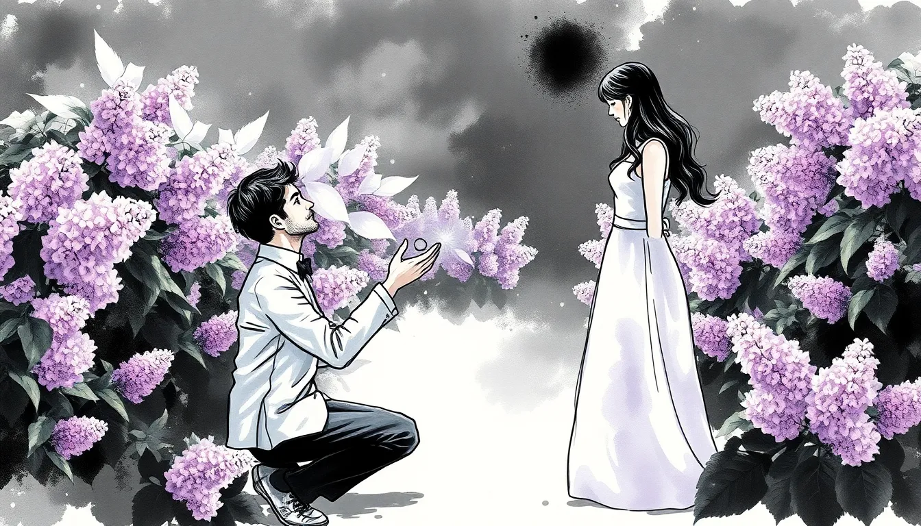 Illustration de La Proposition des Lilas