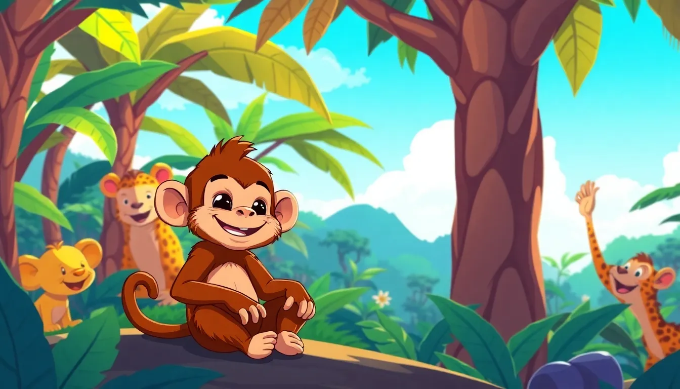 Illustration de Un Nouvel Amis dans la Jungle