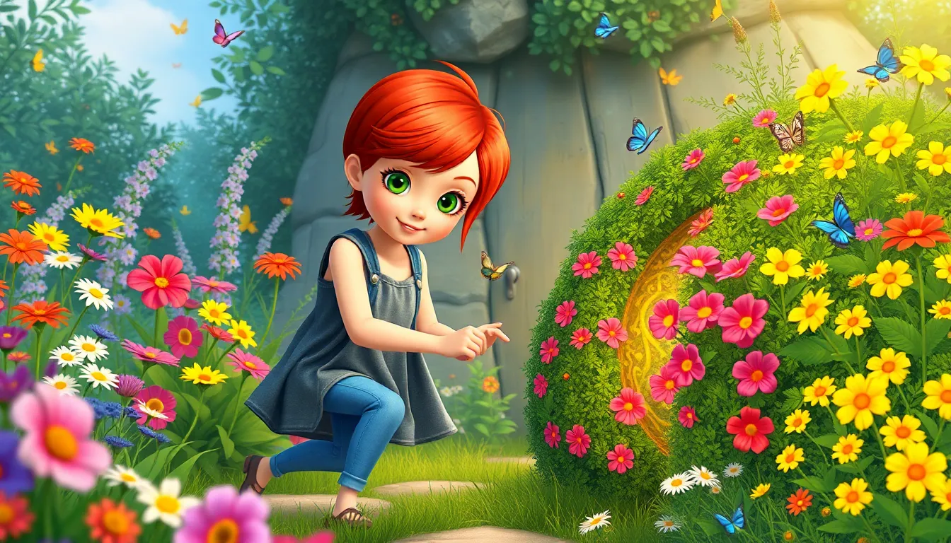 Illustration de Lila dans son Jardin