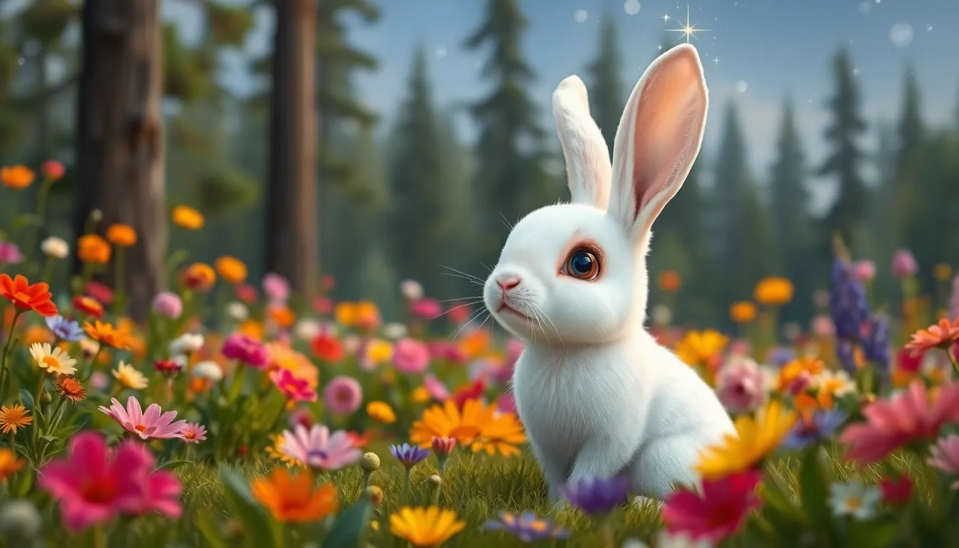 Illustration de Petit Lapin Rêveur