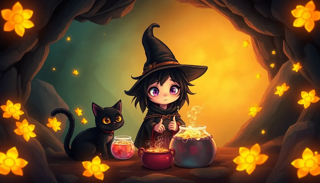 Illustration de La Potion Mystérieuse