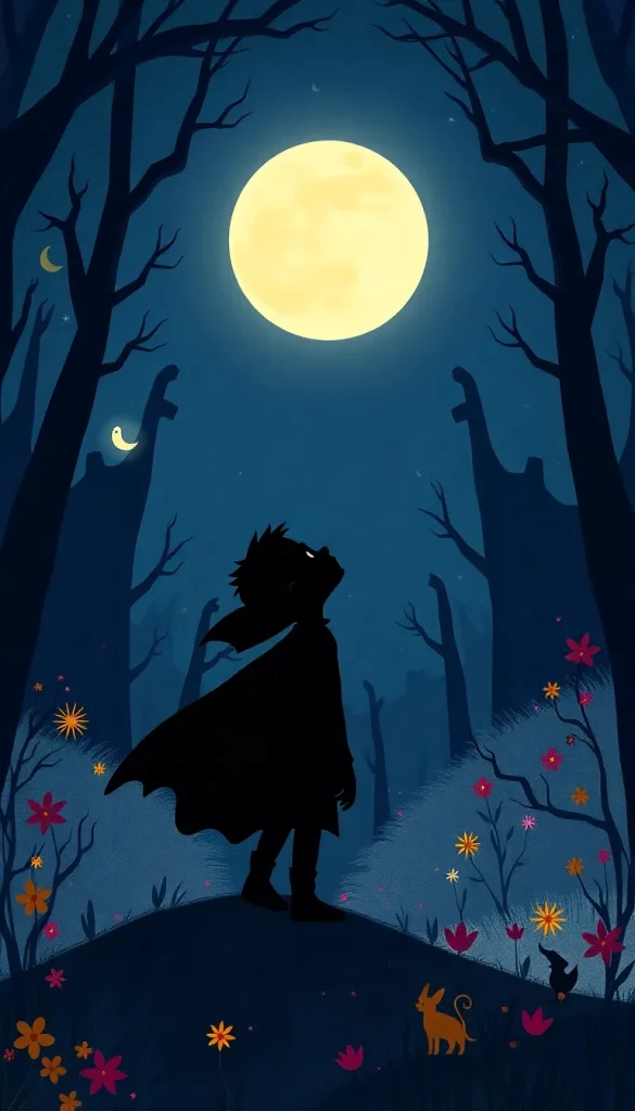 Le Petit Vampire et la Lune - Halloween-Petit Vampire