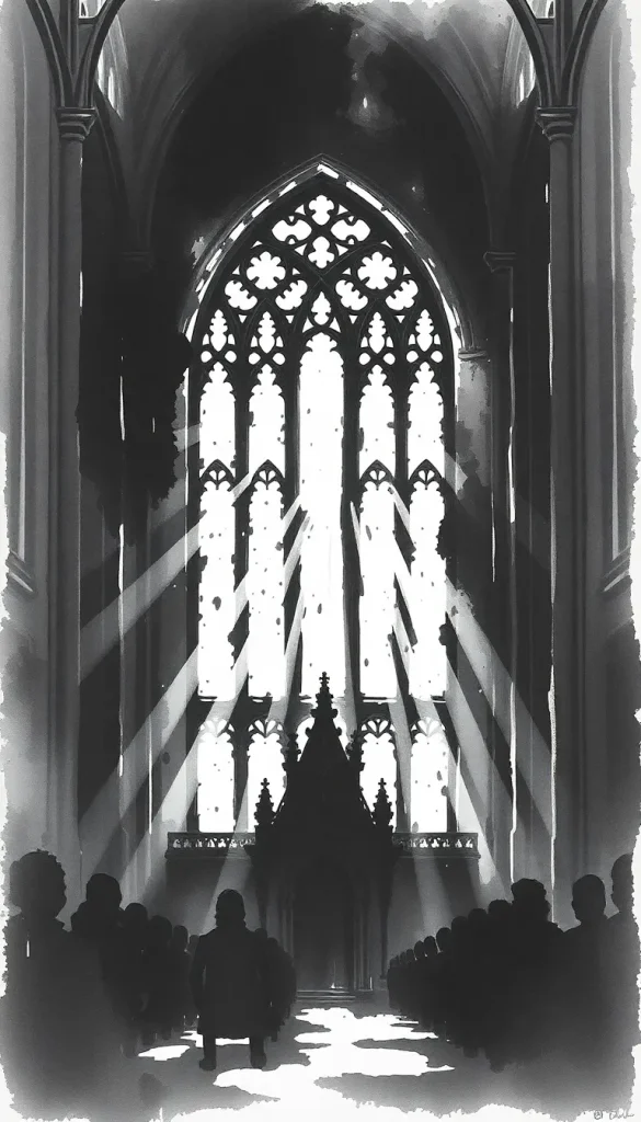 Liberté sous une cathédrale silencieuse