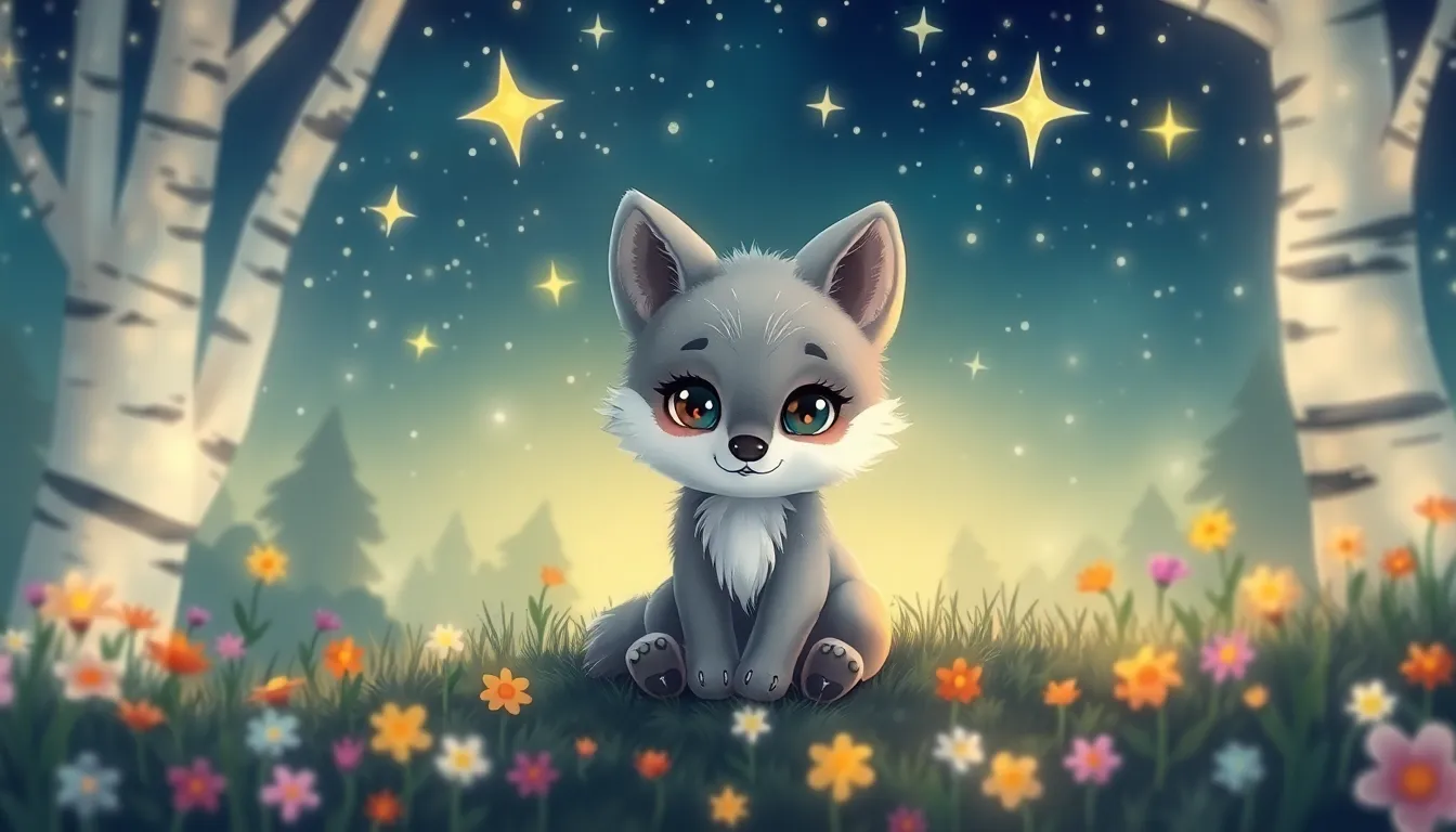 Illustration de La Nuit de Petit Loup