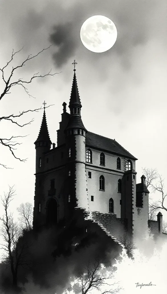 Liberté sous un château abandonné