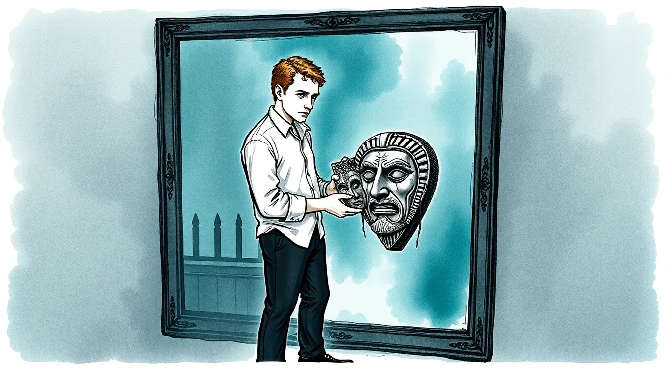 Illustration du chapitre: Les choix impossibles face au reflet du masque
