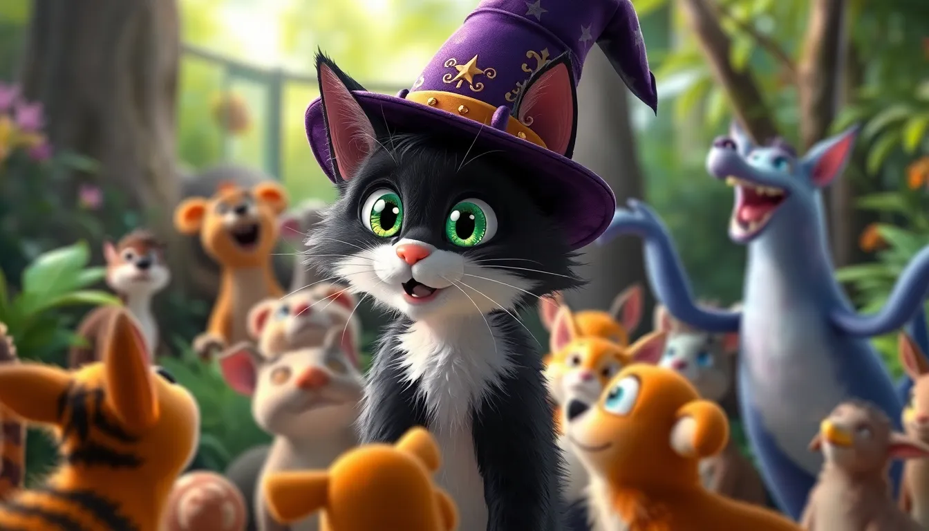 Illustration de Le Chapeau Enchanté