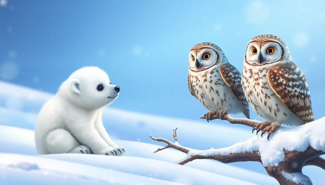 Illustration de La Rencontre avec les Hiboux