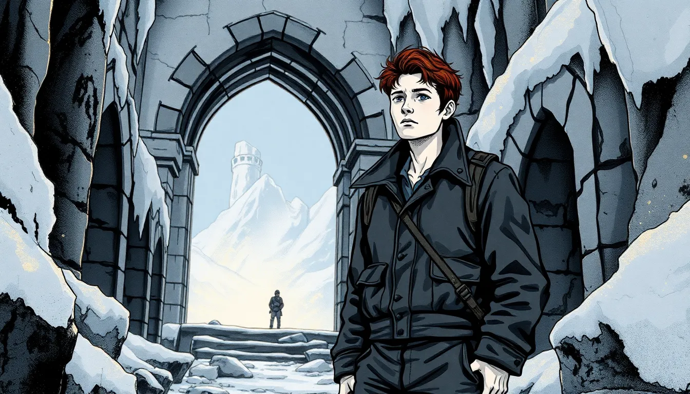 Illustration de la cité oubliée sous la glace