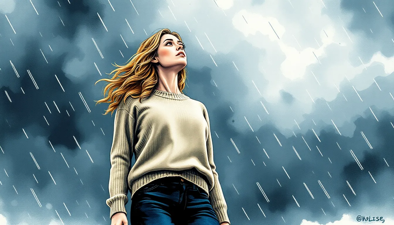 Illustration de L’émerveillement au cœur de la tempête estivale