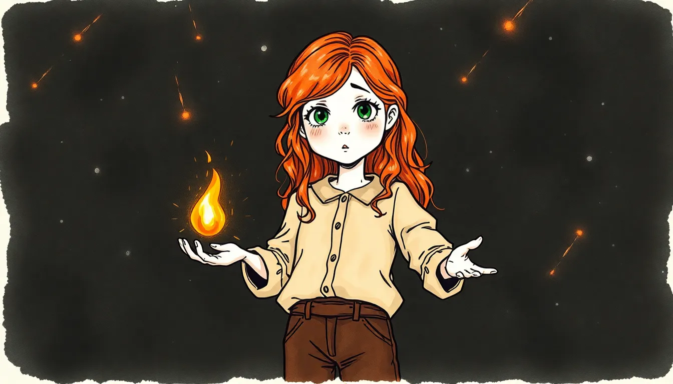 Illustration de La naissance des enfants aux pouvoirs du feu