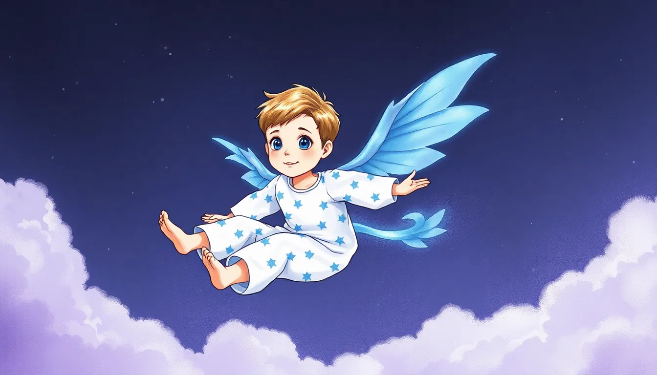 Illustration du premier vol nocturne de Thomas avec Liora