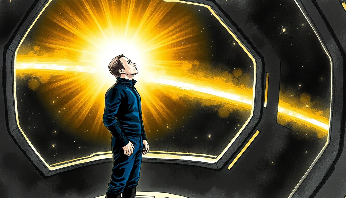Illustration de L'Illumination au Bout du Voyage Infini