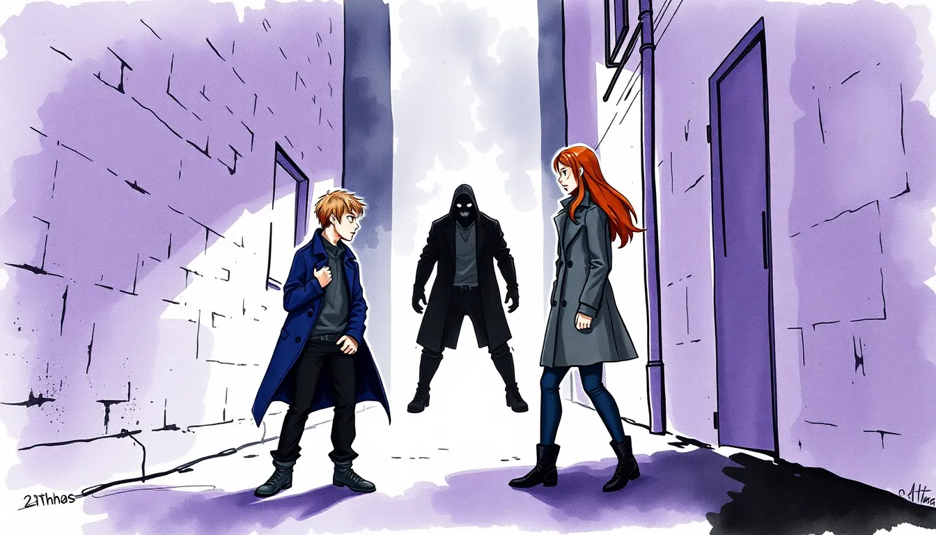 Illustration de la patrouille nocturne de Thomas et Elisa