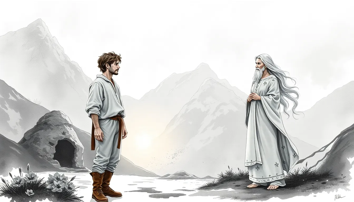 Illustration de La Rencontre Avec Le Gardien Des Étoiles