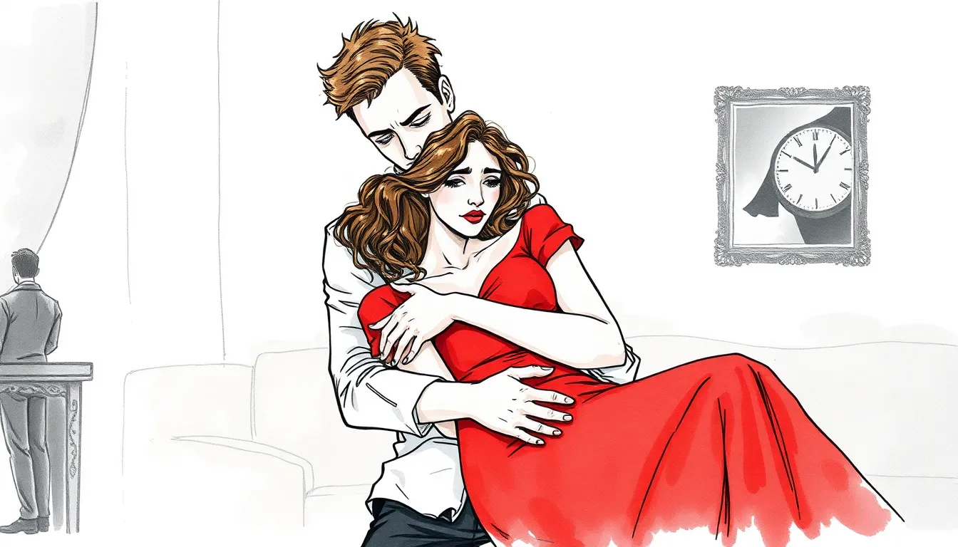Rémy et Élise dans un moment suspendu du temps
