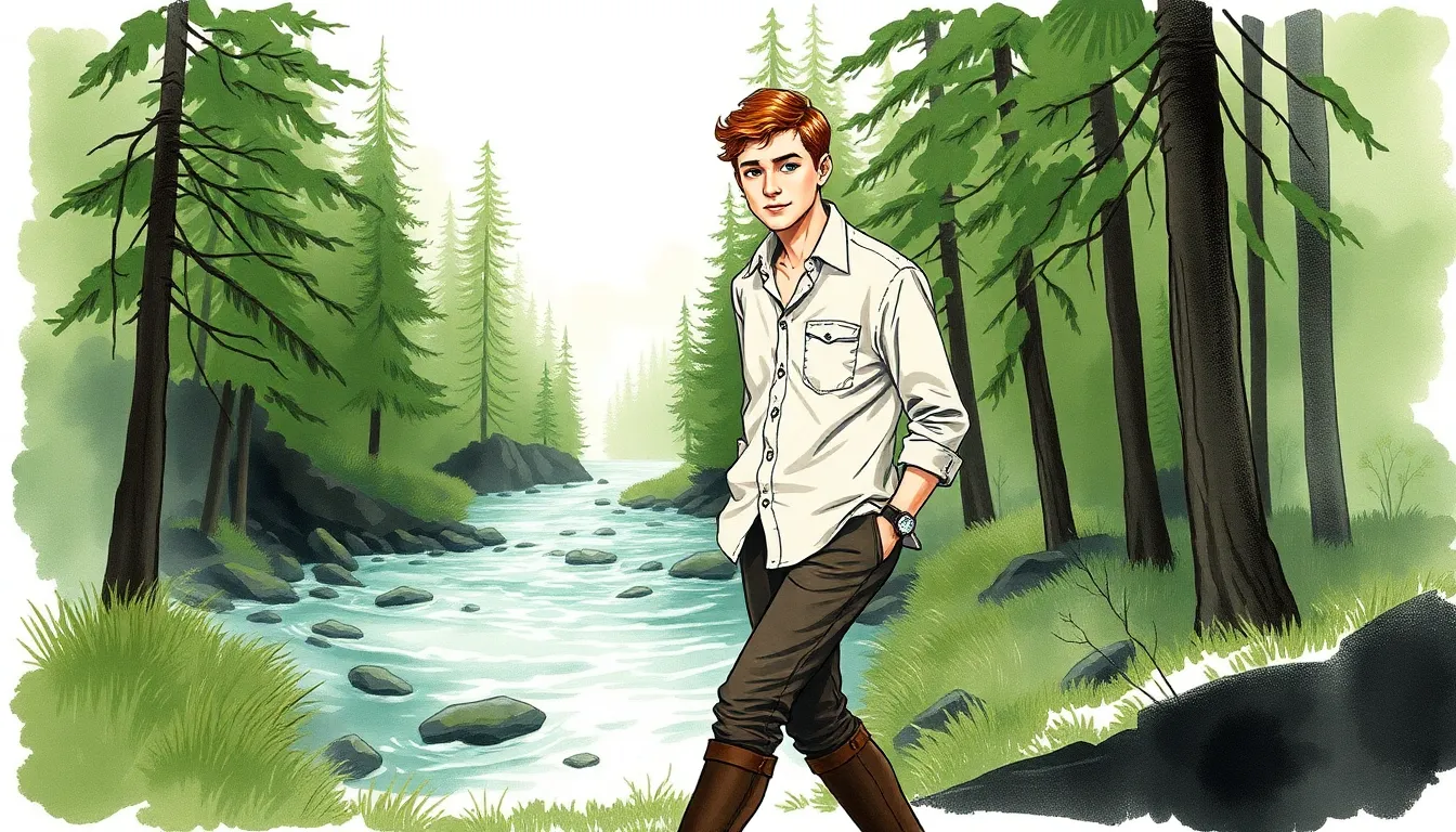 Antoine dans la forêt dense