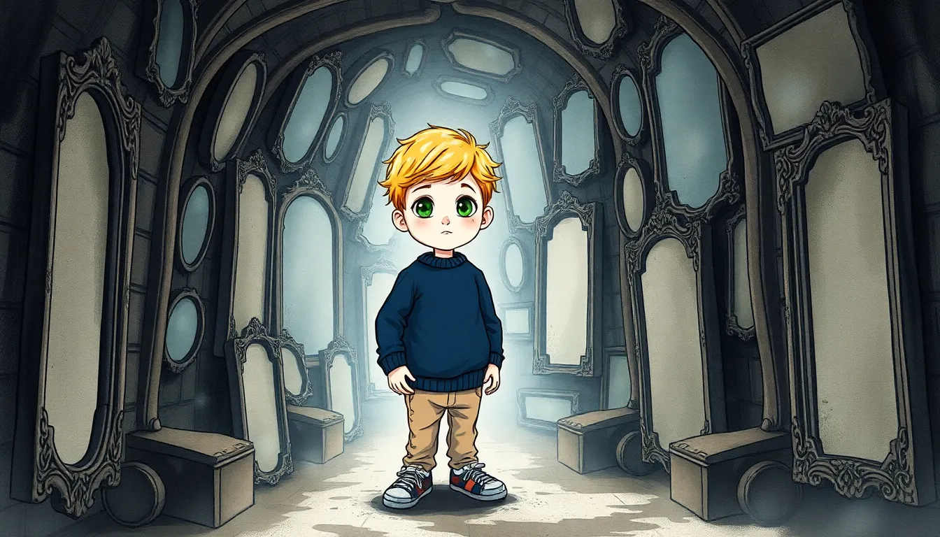 Thomas découvre un labyrinthe de miroirs dans un grenier poussiéreux