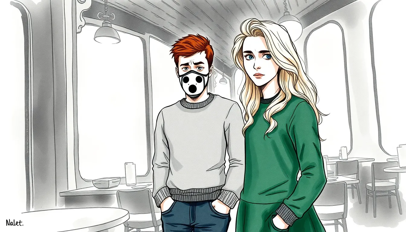 Alexandre et Claire, face à leurs vérités cachées dans un café parisien