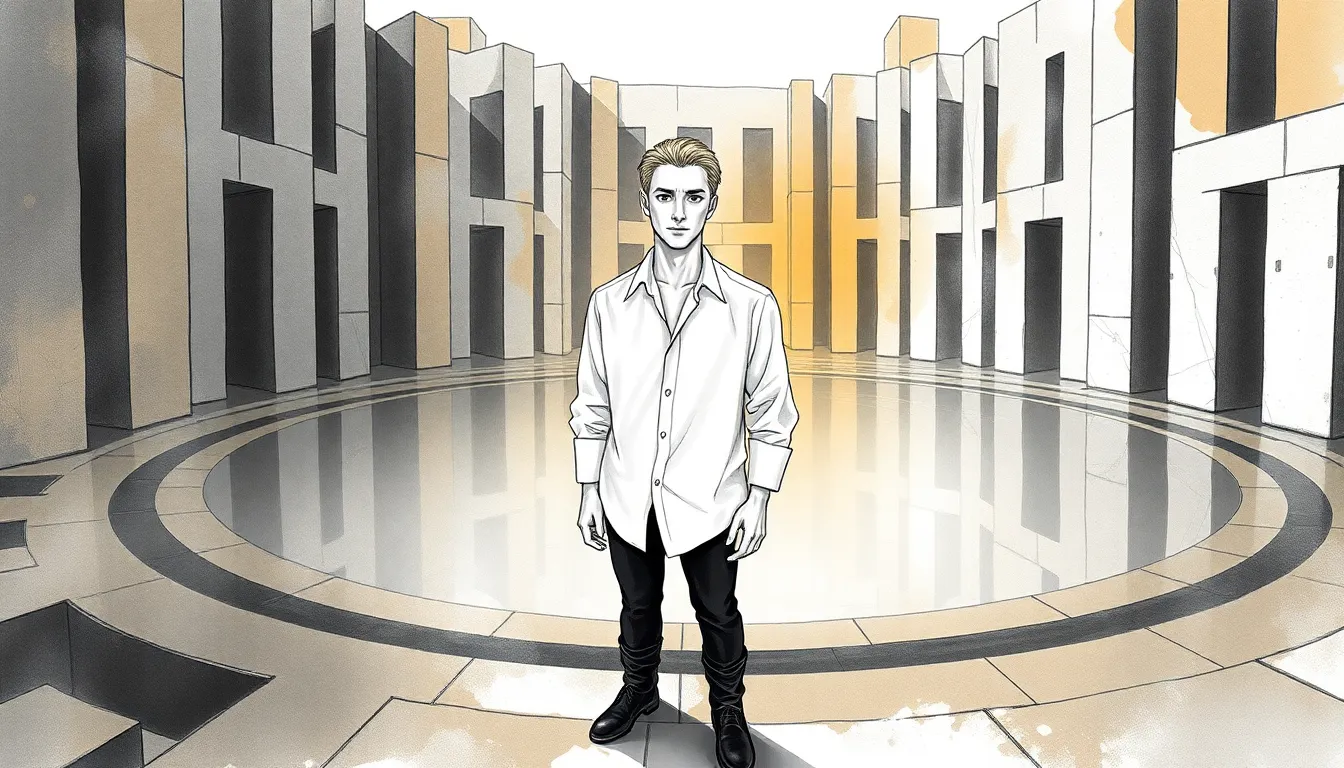 Illustration de la révélation finale d'Elias dans le labyrinthe des rêves fantastiques
