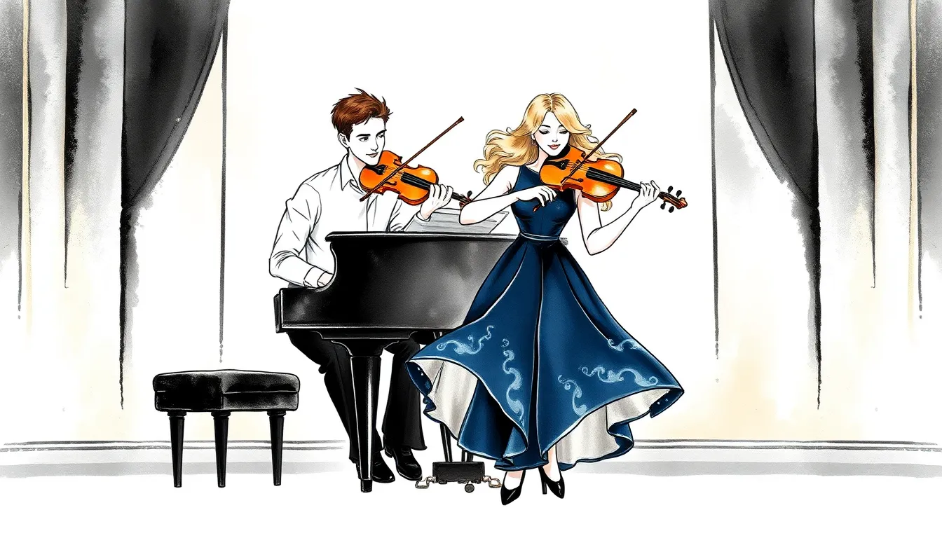 Illustration de La fusion musicale scelle un amour profond et sincère