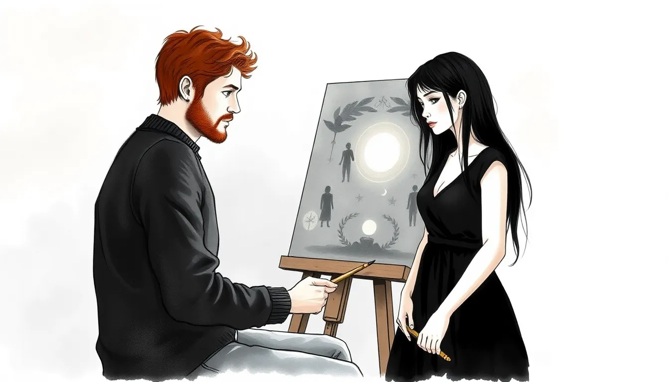 Lucas peint un portrait lumineux de Marie