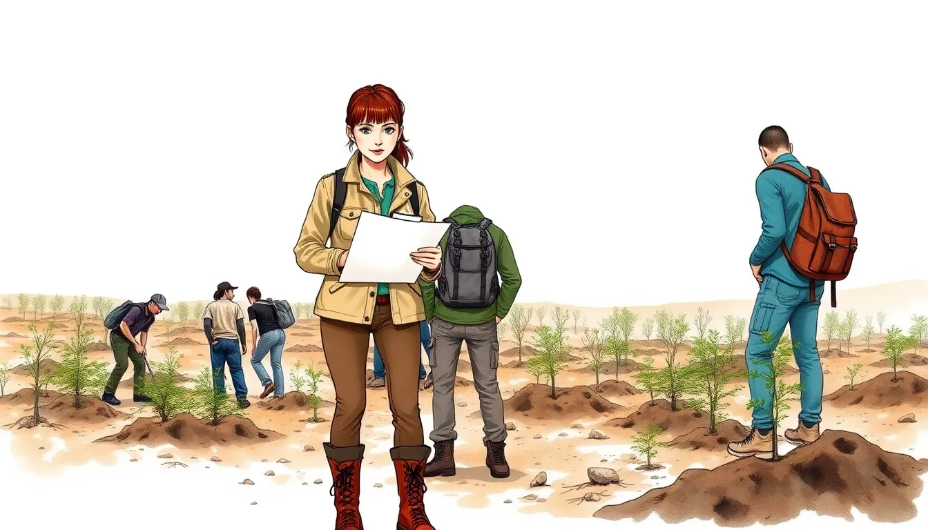 Illustration de Premiers efforts pour restaurer la nature brisée