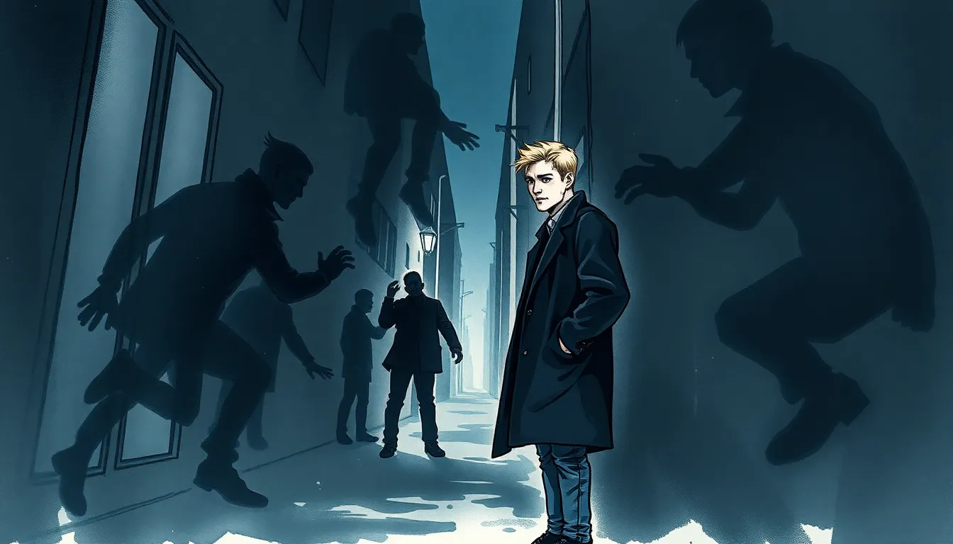 Illustration de Premiers signes du mystère des ombres nocturnes