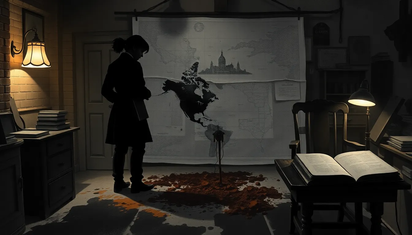 Pigments, cartes et vieux silences