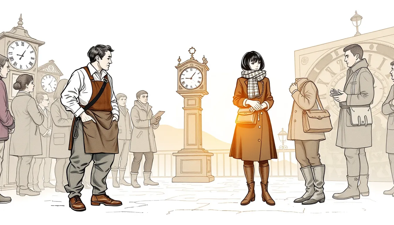 Les Horloges Réparées Et Le Vent Qui Passe