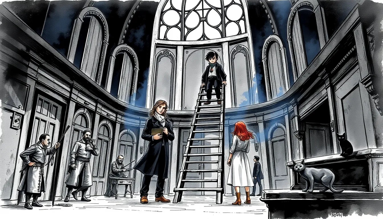 Illustration de L'échelle des décisions et confrontation finale