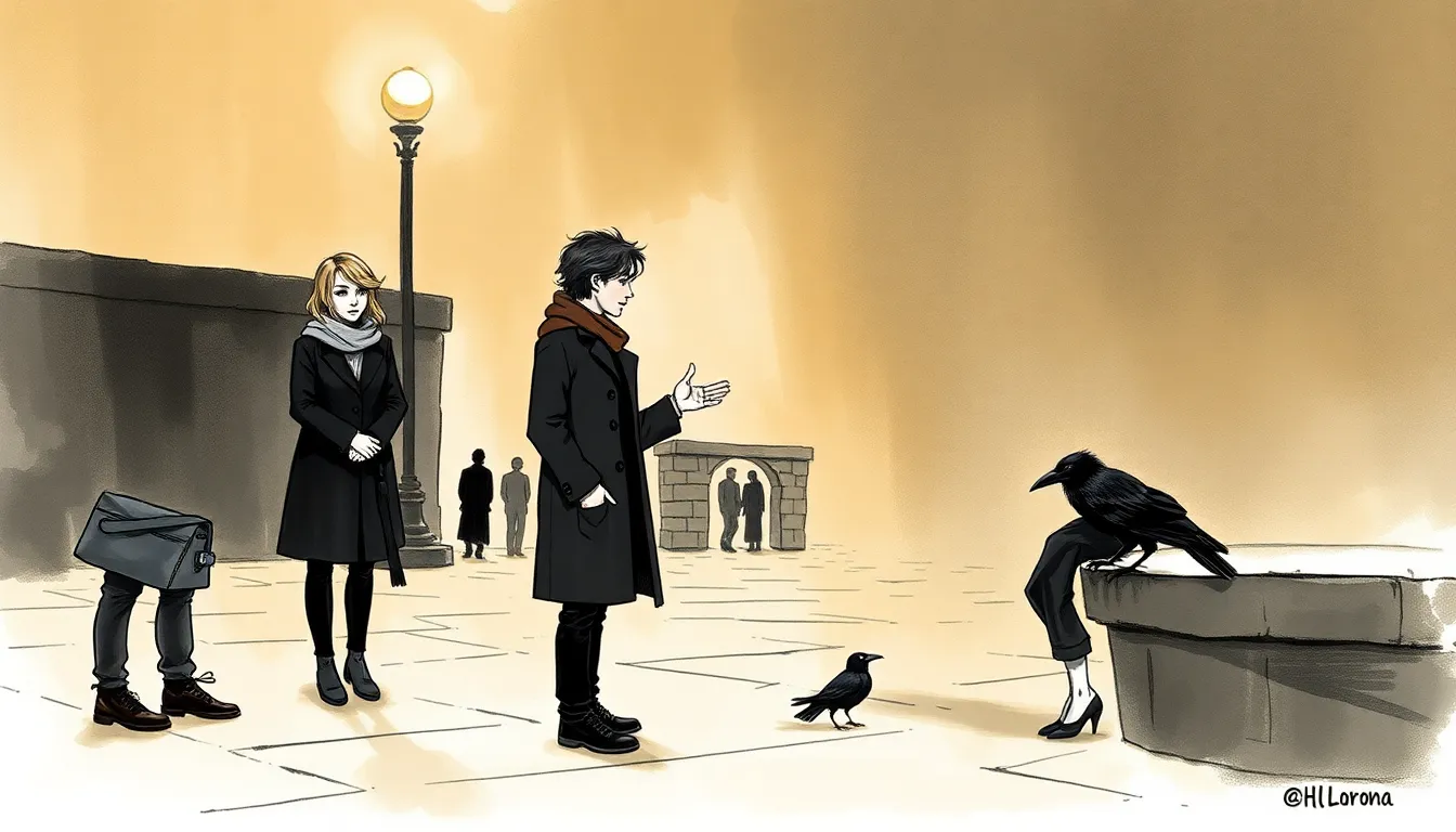 Illustration de Rencontre intime avec les ombres veilleuses de la ville