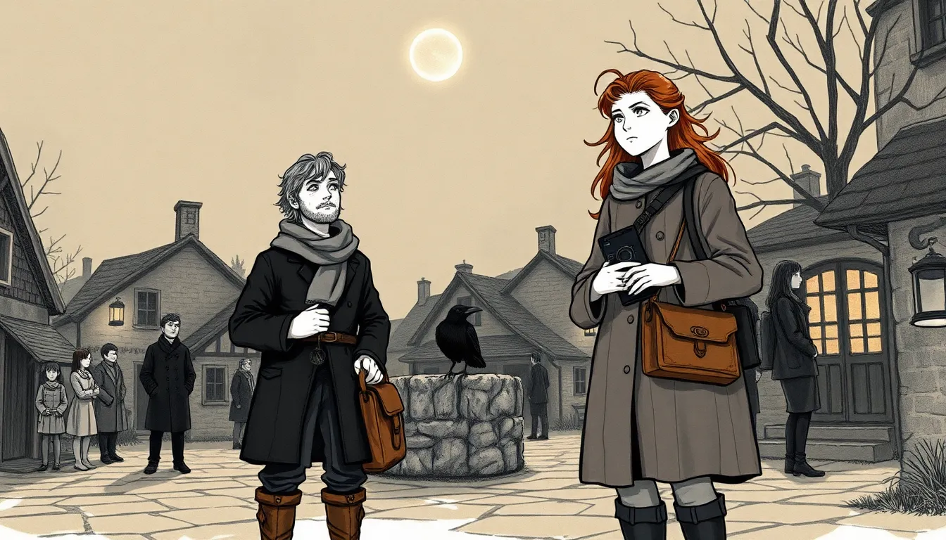 Illustration de L'ombre avant le passage de l'éclipse solaire