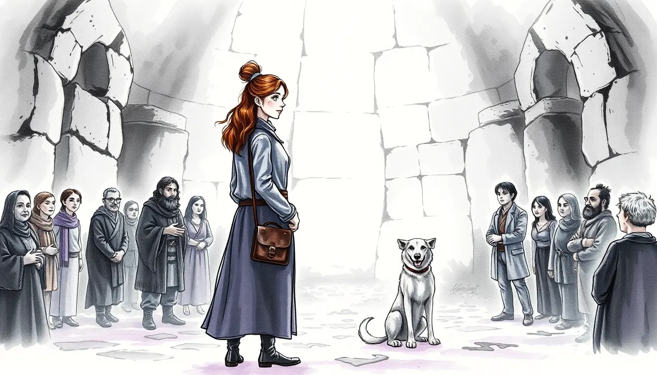 Illustration du sanctuaire ancien et du Rituel des Voix