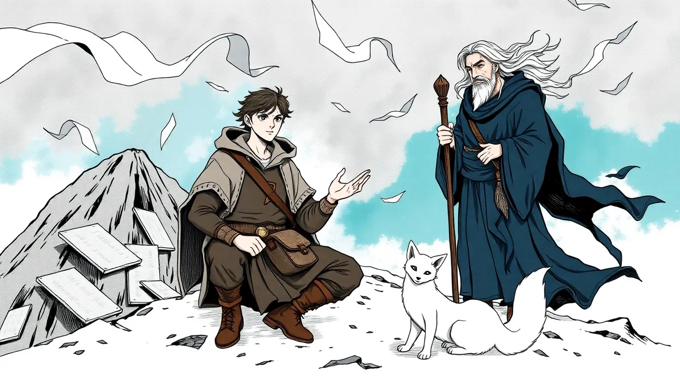 Illustration de La Leçon des Anciens et du Souffle du Vent