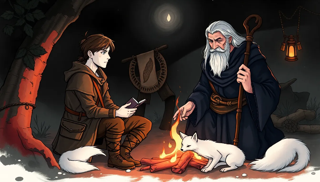 Illustration de La Nuit des Doutes et la Petite Lueur d'Espoir