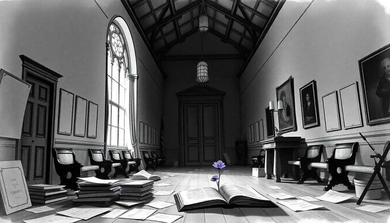 Illustration de l'exploration nocturne d'Adrien dans la ville endormie