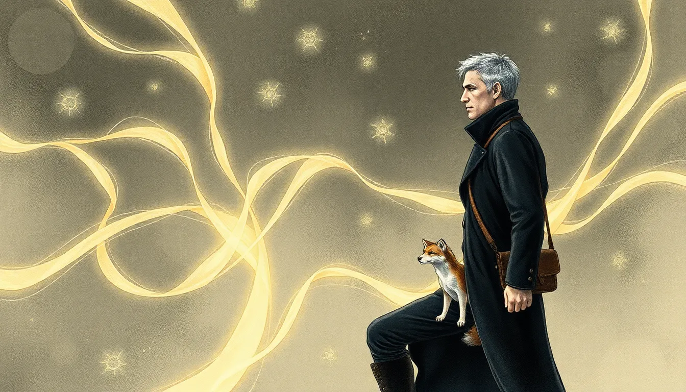 Illustration de la rencontre entre Elias et le Conseil des Étoiles Anciennes