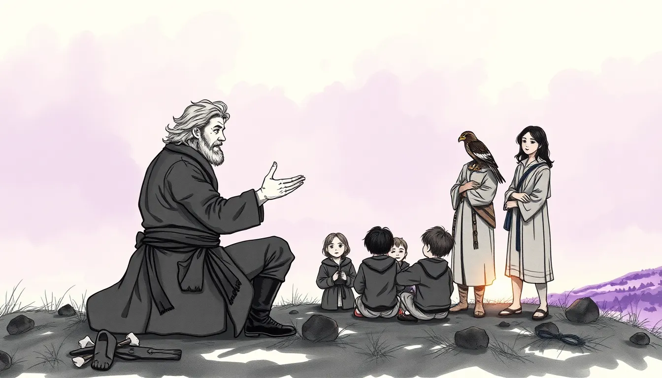 Illustration de La transmission du savoir pour protéger la terre